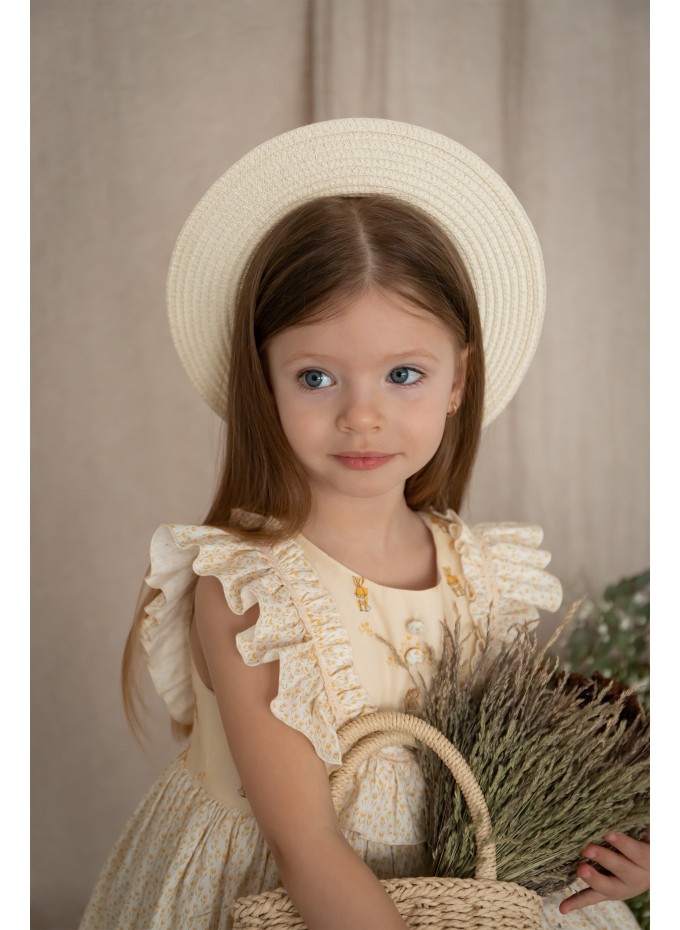 Blossoming Bunnies Dress – A Charming Easter Outfit for Your Little One